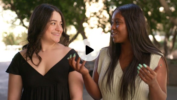 Estephanie and Dasia students video thumbnail